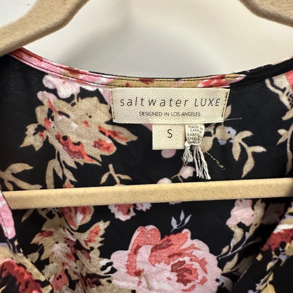 Saltwater LUXE boho black blouse - Picture 4 of 6